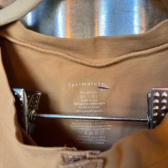 NWOT Free People Intimately Hey Babe Seamless Baby Tee - Picture 8 of 9